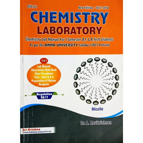 Chemistry Laboratory Chemistry Lab Manual For I Sem B.E And B.Tech ...